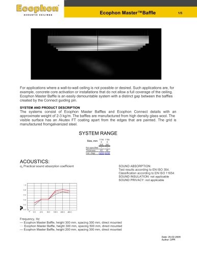 Ecophon Master Baffle