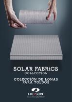 SOLAR FABRiCS COLLECTION COLECCI ÓN DE LON A S PA R A TOLDOS
