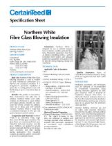 Northern White Fibre Glass Blowing Insulation