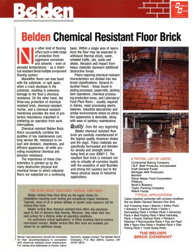 Chemical Resistant Floor Brick