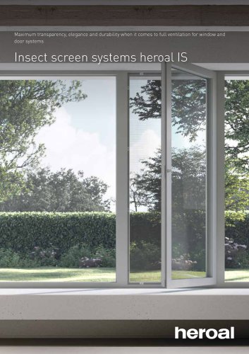 Insect screen systems heroal IS