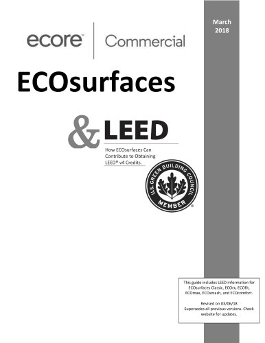 ECOSurfaces LEED Guide 2014 (v4)