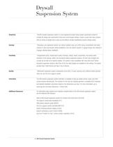 Drywall Suspension System - 5