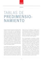 Tablas de Predimensionamiento - 4