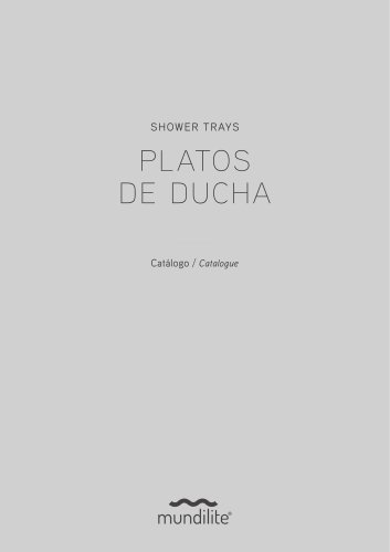 Catálogo de Platos de ducha