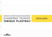 CUADERNO TECNICO TABIQUE PLASTBAU