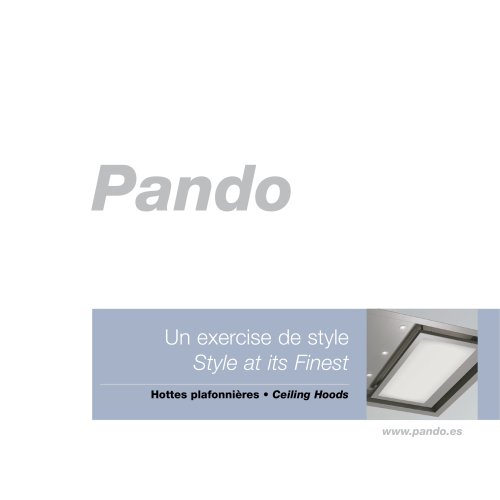 PANDO CEILING HOODS