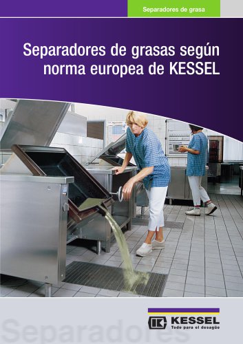 Prospecto "Separadores de grasas según norma europea de KESSEL"