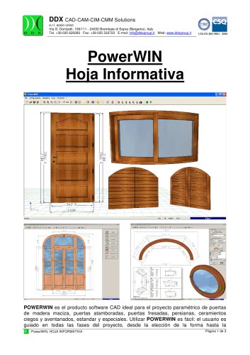 PowerWIN Hoja Informativa