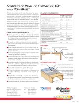 Sustrato de Paneles de Cemento Reforzado con Fibra PermaBase de 1/4" - 2