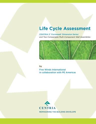 Life Cycle Assessment for CENTRIA 3" Formawall® Dimension Series®