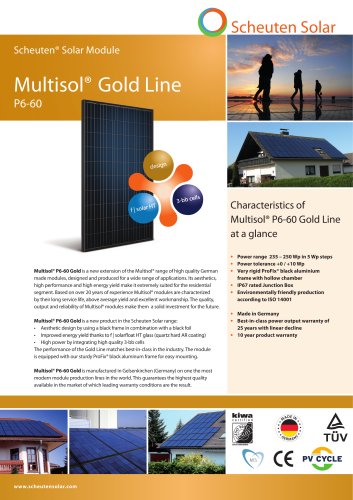 Multisol® P6-60 Gold Line