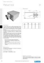 Plenum box - H