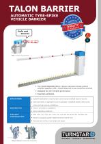 Talon Tyre-Spike Automatic Vehicle Barrier Brochure