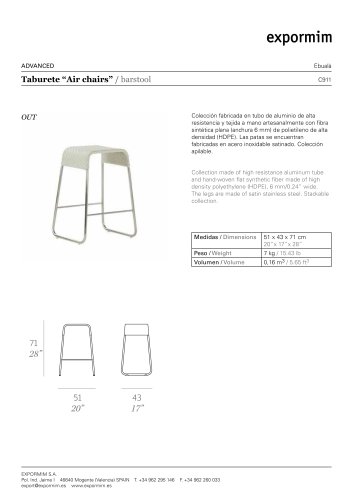 Air chairs : C911