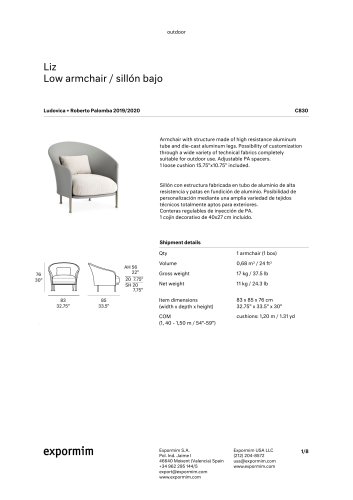 Liz Low armchair