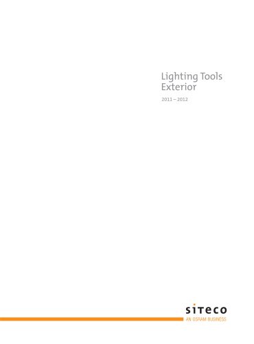 Lighting Tools Exterior 2011/2012