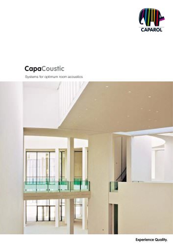 Brochure Caparol Capacoustic