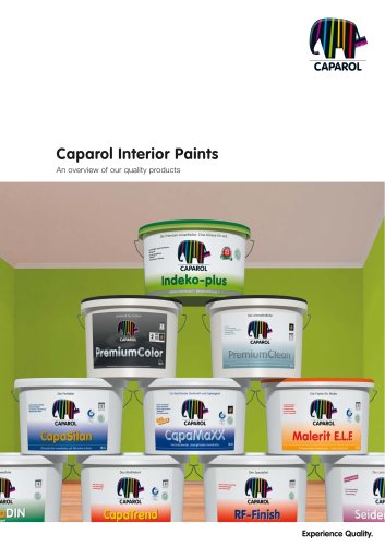 Brochure Caparol Interior Paints