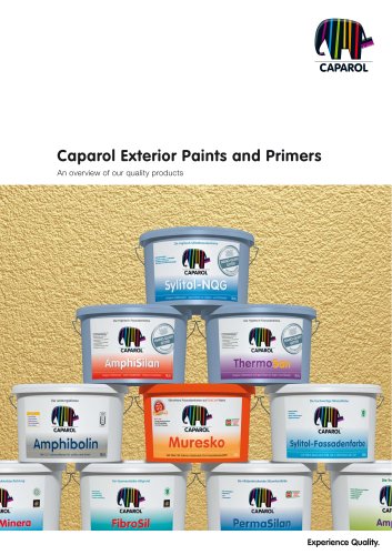 Caparol Exterior Paints and Primers