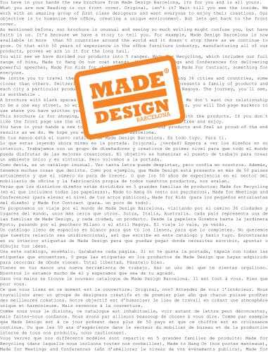 Catalogo Made Design Barcelona 2016-17