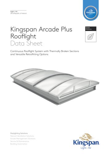 Kingspan Arcade Plus Rooflight