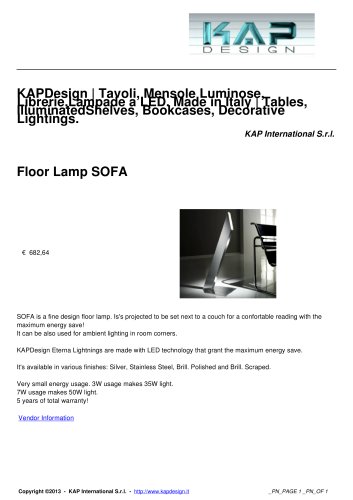 Floor Lamp SOFA