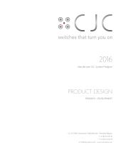 Catalogue CJC Switches 2016