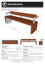 Wood BLOC Seat