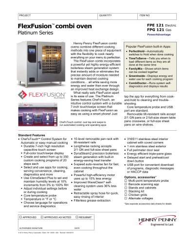 FPE-G 121 FlexFusion Platinum Combi