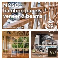 bamboo panels, veneer & beams