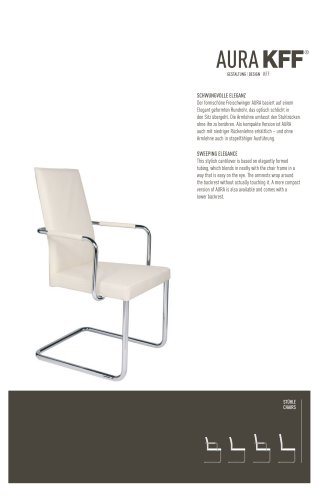 AURA: SIDE CHAIR OR ARMCHAIR