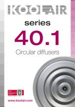 Circular diffusers – Series 40.1