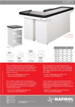 Caja de salida para supermercados MSPO - 1