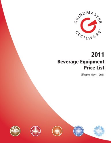 2011 Grindmaster-Cecilware Beverage Equipment 