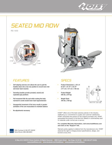 RS-1203 Seated Mid Row