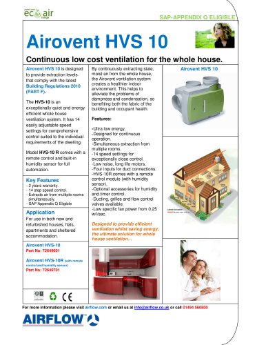 Airovent HVS 10