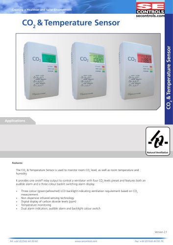 CO2 & Temperature Sensor