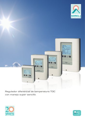 Regulador diferencial de temperatura TDC