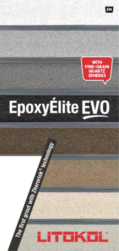 EpoxyElite EVO the first grout