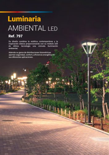 Luminaria AMBIENTAL LED Ref. 797