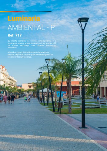 Luminaria AMBIENTAL-P Ref. 717