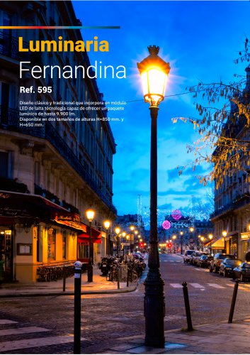 Luminaria Fernandina Ref. 595