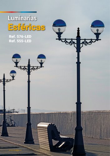 Luminarias Esféricas Ref. 576-LED