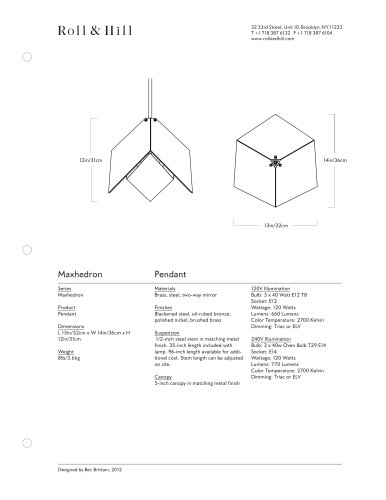 Maxhedron Pendant