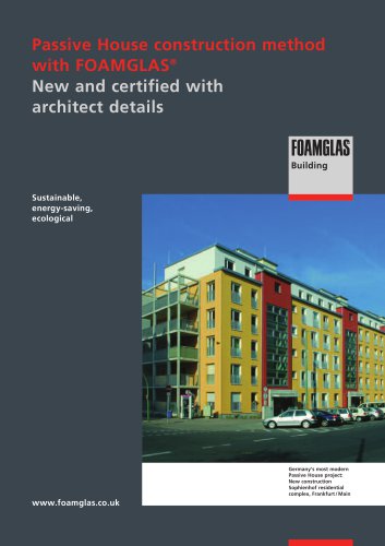 Passive House construction method with FOAMGLAS®