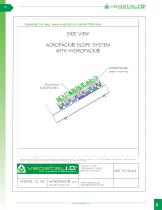 Hydropack Green Roof Tray on Steep Roof (Acropack)