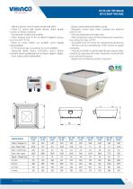 VCF EC Vertical Roof Type Fans