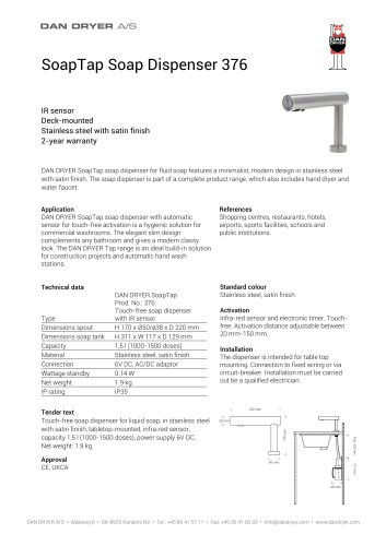 SoapTap Soap Dispenser 376