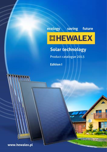 Solar technology - Product catalogue 2013